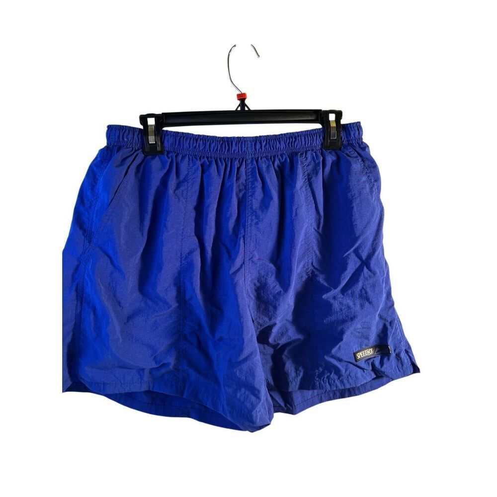Speedo xl trunks mesh briefs 100 nylon blue‎